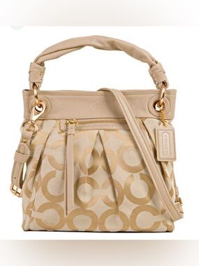 Coach 2008 Parker Op Art Shoulder Bag L0893 13420 Coach Hangtag